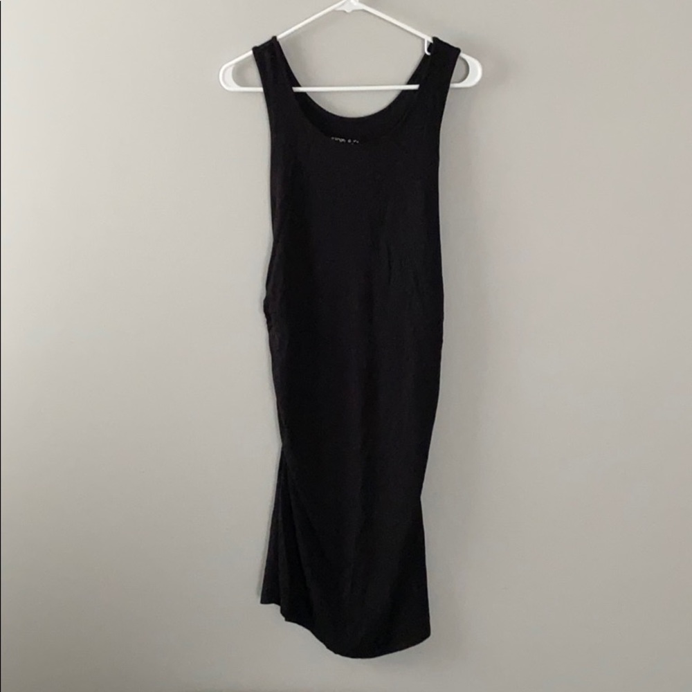 Black maternity dress
